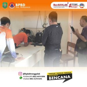 Jumat, 2 Juni 2023 BPBD Kab. Trenggalek mendapat kunjungan dari BMKG Yogyakarta