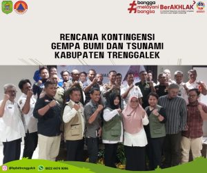 Rabu, 14 Juni 2023. Penyusunan Rencana Kontingensi Gempa Bumi dan Tsunami Kab. Trenggalek