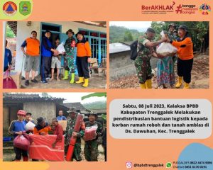 Sabtu, 08 Juli 2023. Distribusi LOGISTIK di Desa Dawuhan Kecamatan Trenggalek