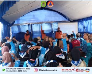 BPBD Kabupaten Trenggalek hari ini menjadi pemateri dalam acara Kegiatan Raimuna Tingkat Daerah Jawa Timur yang diadakan di Kec. Watulimo Kabupaten Trenggalek. (Senin, 20 November 2023)