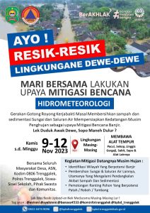 9-12 November 2023. Kesiapan Menghadapi Cuaca Buruk Saat Pancaroba dan Awal Musim Hujan di Kab. Trenggalek