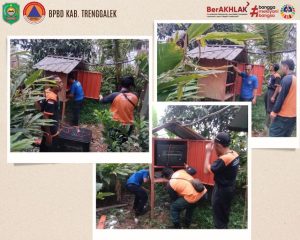 Cek lokasi Pembenahan dan Pemasangan Repiter Unit BPBD Kab Trenggalek di Jedeg Ds. Ngadimulyo Kec. Kampak Kamis, 30 November 2023