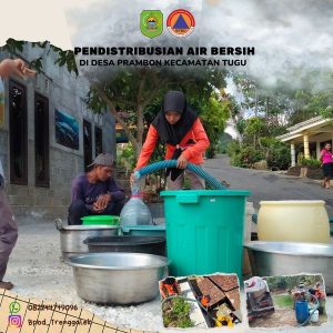 Jum’at, 21 Desember 2023 BPBD Kab. Trenggalek melakukan giat pendistribusian air bersih