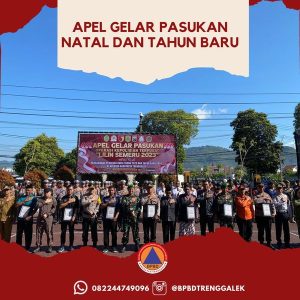 Apel gelar pasukan dalam rangka pengamanan Natal 2023 dan Tahun Baru 2024 (Nataru)
