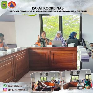 Jumat, 5 Januari 2024. Rapat Koordinasi bersama Bagian Organisasi SETDA dan Badan Kepegawaian Daerah