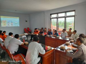 Senin. 29 Januari 2024. RAPAT KOORDINASI SIAGA DARURAT BENCANA HIDROMETEOROLOGI