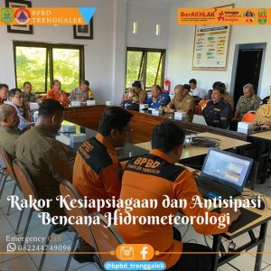 Senin, 26 Februari 2024. Rakor Kesiapsiagaan dan Antisipasi Bencana Hidrometeorologi