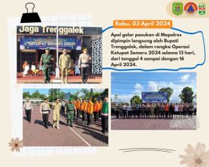 Rabu, 03 April 2024. Apel Operasi Ketupat Semeru 2024