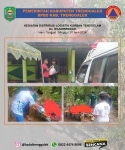 Minggu, 7 April 2024 BPBD Kab. Trenggalek memberikan santunan kepada keluarga korban tenggelam warga RT. 03 RW. 02 Dsn. Grojokan Ds. Ngadirenggo Kec. Pogalan.