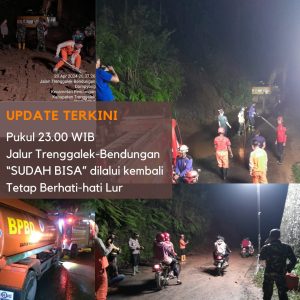 UPDATE TERKINI. Sabtu 20 April 2024 Pukul 23.00 WIB Jalur SUDAH BISA dilalui kembali