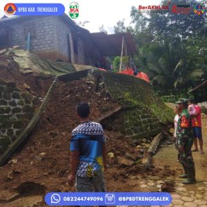 Senin, 22 April 2024. KEJADIAN TANAH LONGSOR di RT.13 RW.05 Dusun Selur Desa Tangkil Kec. Panggul