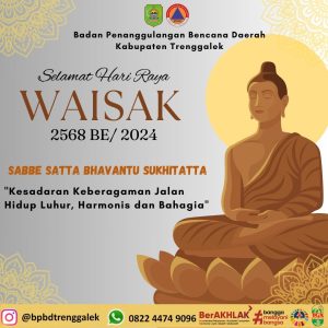 Selamat Hari Raya Waisak. 2568 BE/2024. “Kesadaran Keberagaman Jalan Hidup Luhur, Harmonis dan Bahagia”