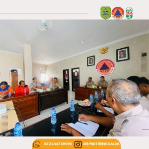 Selasa, 09 Juli 2024, BPBD Kabupaten Nganjuk melakukan kunjungan ke BPBD Kabupaten Trenggalek