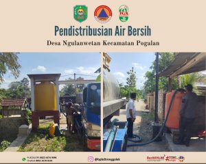 Rabu, 17 Juli 2024. BPBD Trenggalek Memberikan Bantuan Air Bersih pada Warga Dusun Winong Desa Ngulanwetan Kecamatan Pogalan Kabupaten Trenggalek