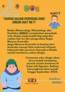 Penyebab Suhu Dingin