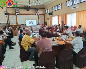 Rabu, 06 November 2024 BPBD Kabupaten Trenggalek menyelenggarakan Desiminasi Rencana Kontijensi Bencana Tanah Longsor