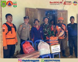 Rabu, 11 Desember 2024, BPBD Kabupaten Trenggalek melaksanakan pendistribusian bantuan sembako