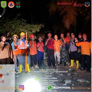 Jum’at, 13 Desember 2024. RESPON CEPAT BPBD KAB. TRENGGALEK MELAKUKAN PENANGANAN POHON TUMBANG DI RT. 12 RW. 06 DSN. KARANGSONO DESA SUGIHAN KEC. KAMPAK