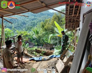Minggu, 15 Desember 2024. TERJADI TANAH LONGSOR DESA NGLEBO KEC. SURUH
