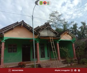 Kamis, 9 Januari 2025. TERJADI BENCANA ANGIN KENCANG DESA KARANGGANDU KEC. WATULIMO