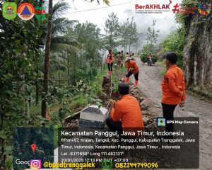Senin, 20 Januari 2024, BPBD Kabupaten Trenggalek telah melaksanakan kegiatan identifikasi lapangan di Desa Tangkil Kecamatan Panggul