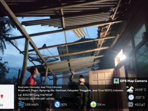 Sabtu, 15 Februari 2025. KEJADIAN BENCANA ANGIN KENCANG DESA NGRAYUNG KEC. GANDUSARI