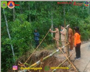 Selasa, 18 Februari 2025, BPBD Kabupaten Trenggalek telah melaksanakan kegiatan identifikasi lapangan di Desa Dongko Kec. Dongko dan Ds. Prambon Kec. Tugu