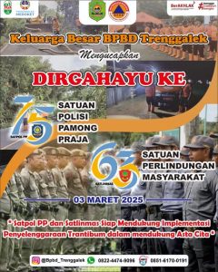 Dirgahayu ke 75 Satuan Polisi Pamong Praja