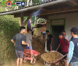 Jumat, 18 April 2025. Terjadi tebing longsor Dsn. Sentul Desa Karangrejo Kec. Kampaktebing longsor
