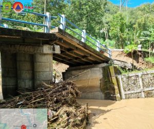 Rabu, 4 Juni 2025. Jembatan rusak akibat bencana di Dsn. Ngegong Ds. Jatiprahu Kec. Karangan