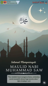 BPBD Kabupaten Trenggalek mengucapkan Selamat Memperingati Maulid Nabi Muhammad SAW 1447 H / 2025 M