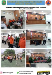 Rabu, 5 November 2025. Sosialisasi Penanggulangan Bencana di Pengadilan Negeri Trenggalek