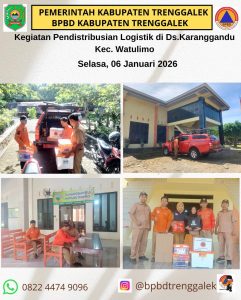 Selasa, 06 Januari 2026. PENDISTRIBUSIAN LOGISTIK DI DESA KARANGGANDU, WATULIMO
