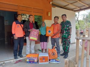 Pemberian Bantuan Kepada Korban Reruntuhan Galian Sumur di Wilayah Kec. Panggul Kab. Trenggalek