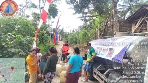 BPBD Kabupaten Trenggalek Melaksanakan Distribusian Air Bersih Di Desa Srabah Kecamatan Bendungan, Desa Timahan Kecamatan Kampak, serta Desa Wonoanti Kecamatan Gandusari